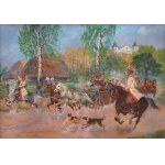 Jerzy KOSSAK (1886-1955), Wesele krakowskie (1942)
