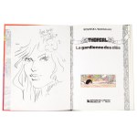 Grzegorz ROSIŃSKI (ur. 1941), Aaricia - francuskojęzyczne wydanie komiksu Thorgal - Strażniczka kluczy z odręcznym rysunkiem autora (1991)