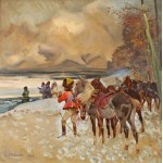 Stanisław STUDENCKI (1900-1944), Armia Napoleona w odwrocie spod Moskwy (1928)