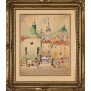 Stanisław TONDOS (1854-1917), Mały Rynek w Krakowie