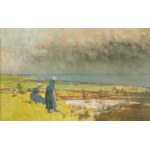 Władysław WANKIE (1860-1925), Bretania - na pastwisku