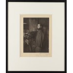 Henri Manuel (1874 Paryż - 1947 Neuilly-sur-Seine), Olga Boznańska przy sztaludze w swojej paryskiej pracowni przy boulevard Montparnasse 49, lata 20. XX w.