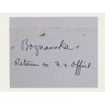 Olga Boznańska przy klatce z papugą w pracowni przy Boulevard Montparnasse 49, lata 30. XX w.