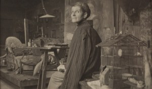 Olga Boznanska in her studio at 49 Boulevard Montparnasse, 1930s.