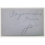 Olga Boznańska w swojej pracowni przy Boulevard Montparnasse 49, lata 30. XX w.