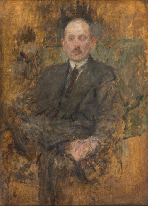 Olga Boznańska (1865 Kraków - 1940 Paryż), Portret Pana Beyleya, przed 1921