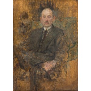 Olga Boznańska (1865 Kraków - 1940 Paryż), Portret Pana Beyleya, przed 1921