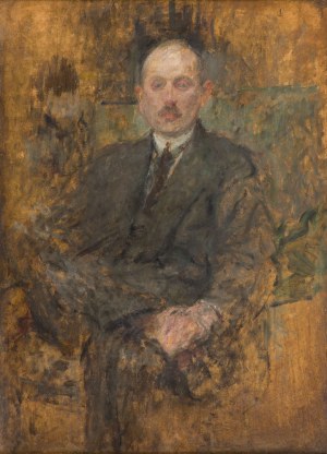Olga Boznańska (1865 Kraków - 1940 Paris), Portrait of Mr. Beyley, before 1921