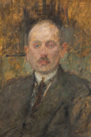 Olga Boznańska (1865 Kraków - 1940 Paris), Portrait of Mr. Beyley, before 1921