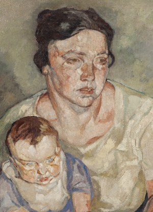 Maria Melania Mutermilch Mela Muter (1876 Warsaw - 1967 Paris), Motherhood, 1930s.