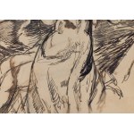 Maria Melania Mutermilch \ Mela Muter (1876 Warszawa - 1967 Paryż), Akt na tle Rodanu (recto) / Akt siedzący (verso)