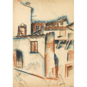 Irena Hassenberg (Reno) (1884 Warszawa - 1953 Paryż), Pejzaż z południa Francji
