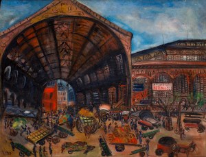 Irena Hassenberg (Reno) (1884 Warsaw - 1953 Paris), Market Halls of Paris