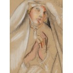 Tamara Łempicka (1894 Moskwa - 1980 Cuernavaca, Meksyk), Portret córki artystki, studium do obrazu La communiante (Pierwsza komunia), około 1928