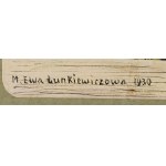 Maria Ewa Łunkiewicz-Rogoyska (1895 Kudryńce na Podolu - 1967 Warszawa), Pejzaż z drzewami i architekturą, 1930