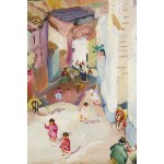 Zofia Piramowicz (1880 Radom - 1958 Clichy), Scena uliczna z okolic Grenady, 1920-1923