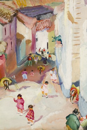 Zofia Piramowicz (1880 Radom - 1958 Clichy), Street scene from the Grenada area, 1920-1923