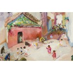 Zofia Piramowicz (1880 Radom - 1958 Clichy), Scena uliczna z okolic Grenady, 1920-1923