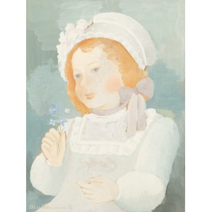 Alicja Hohermann (1902 Warszawa - 1943 Treblinka), Dziewczynka z niezapominajką, 1936