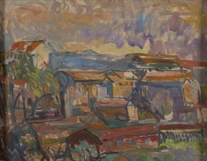 Lutka Pink (1906 Warsaw - 1998 Krakow), Mountain Landscape, 1930s.
