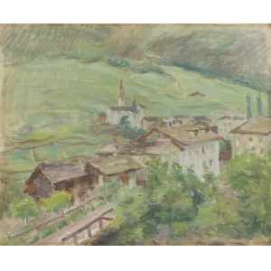 Fryda Frankowska (1872 Łódź - 1957 Aix-en-Provence), Widok na San Vito, 1922
