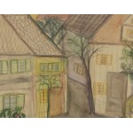 Maria Rubczak (1883 - 1955 ), Domki w Ustce, 1949