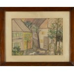 Maria Rubczak (1883 - 1955 ), Domki w Ustce, 1949