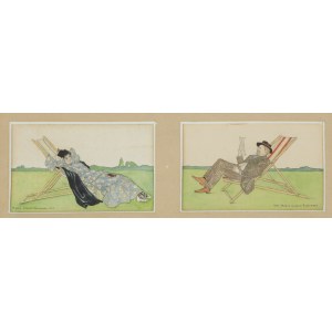 Maria Gerson-Dąbrowska (1869 Warszawa - 1942 Warszawa), Odpoczynek, 1905