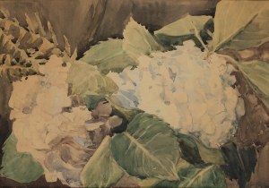 Maria Blomberg-Mrozowska (1883 Warsaw - 1956 Warsaw), Hortensje, 1939