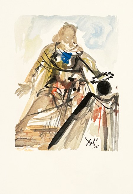 Salvador Dalí (1904 - 1989), On voit cette reine... - Widzimy tę królową…, 1978