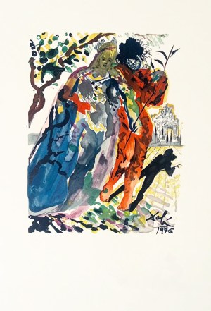 Salvador Dalí (1904 - 1989), Fille de Minos, Daughter of Minos, 1978.
