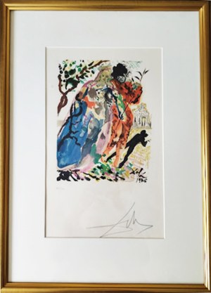 Salvador Dalí (1904 - 1989), Fille de Minos, Daughter of Minos, 1978.