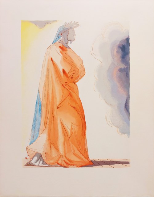 Salvador Dalí (1904 - 1989), z serii Dante, Boska komedia, Raj, 1963
