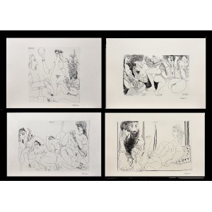 Pablo Picasso (1881-1973), set of 4 lithographs from the series 347, 1977