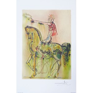 Salvador DALI (1904-1989), Le Chevalier Romain (The Roman Cavalier) from the series: Les Chevaux de Dali (Dalinian Horses), 1983.