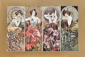 Alphonse MUCHA (1860-1939), From the series Precious Stones - (1900)