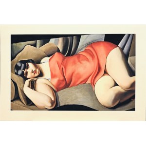Tamara ŁEMPICKA (1898-1980), La tunique rose, (Różowa tunika) 1927