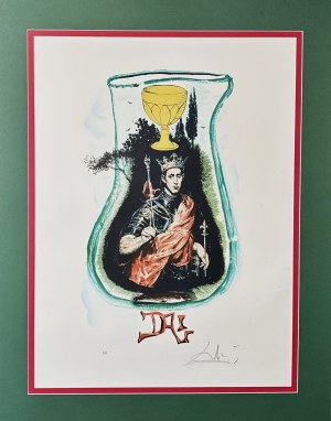 Salvador DALI (1904-1989), King of Cups from the Tarot cycle, 1978