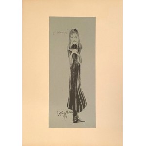 Witold Wojtkiewicz (1879 - 1909), Jadwiga Mrozowska, jako Anastazja z teki Malpomeny, 1904