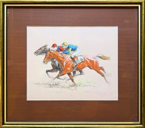 Eugene PÉCHAUBES (1890-1967), Courses de chevaux 