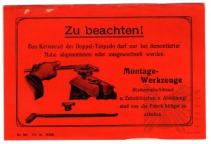 Information Brochure of the Double Torpedo Gear Wheel, Germany