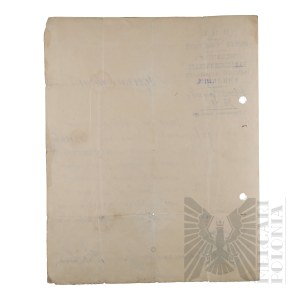 Soviet Russia (RFSR) - Certificate of the Inspector of the Radoshkovichi Higher School Issued to Vladimir Downar, Radoshkovichi.