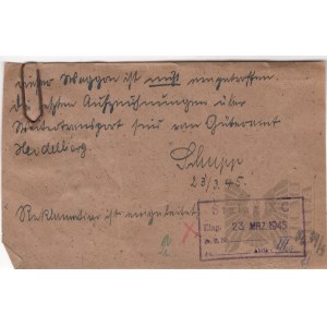 II WŚ Notatka Ze Stalagu IX C - Marzec 1945