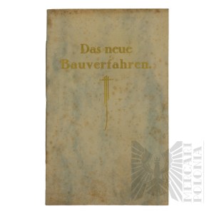 German Empire - Information Brochure New Method of Construction (