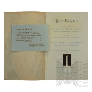 German Empire - Information Brochure New Method of Construction (