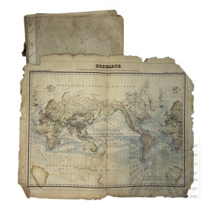 Cesarstwo Niemieckie - Fragment Atlasu Andrees Allgemeiner Handatlas in 126 Haupt- und 139 Nebenkarten 1901 r.