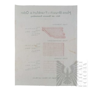 Germany- Advertising Leaflet Hans Brusch Wholesaler of Stone and Building Materials (