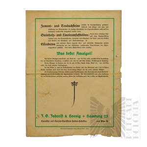 Germany - Advertising Brochure of the Amalgol Agent by Jahriss & Hoenig, Reflection on the Effects of Water on Building Materials (