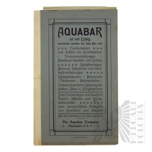 Germany - Advertising Flyer Aquabar Berlin