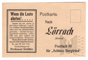 Germany - Post at Lörrach (Postkarte nach Lörrach)